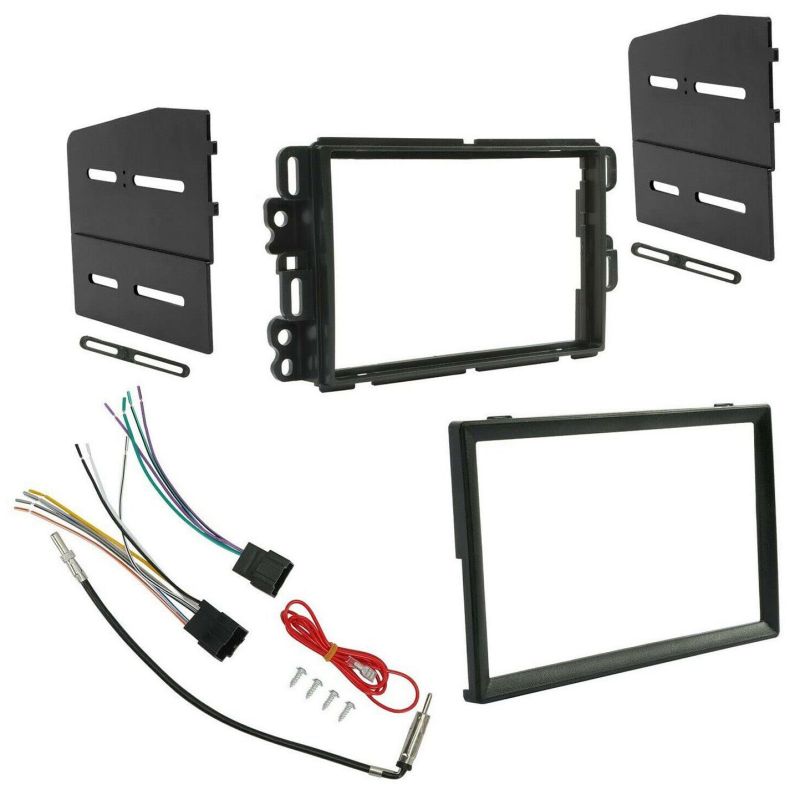 Fits Complete Stereo Installation Dash KIT+Wire Harness+Antenna Adapter Plastic 95-3305 70-2104 GM1598AB GWH-406 -K318 GM2500 GNT-035