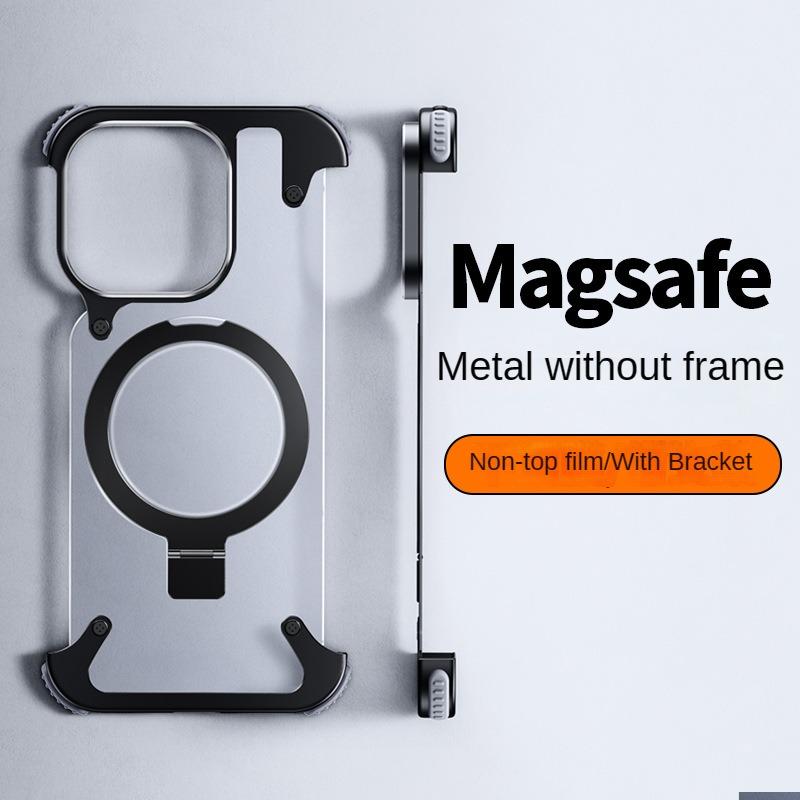 For Iphone series metal mobile phone protective case anti-drop airbag
